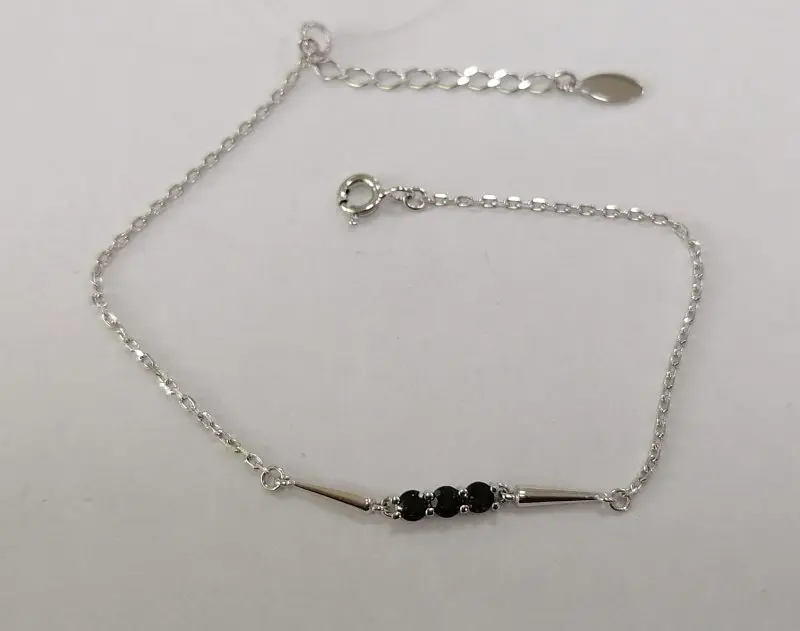 Браслет декоративный из серебра