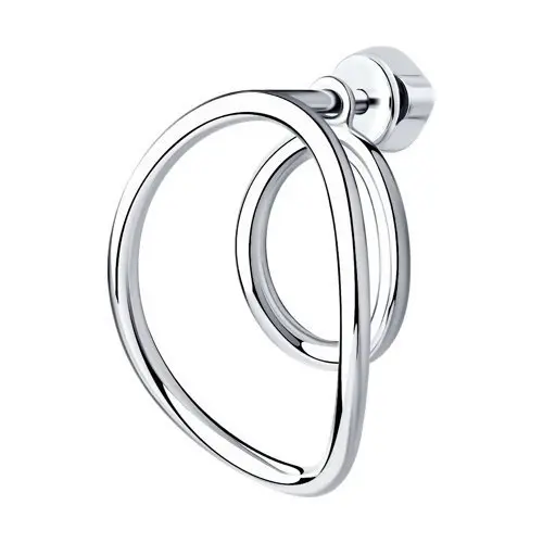 Серьги одиночные из серебра