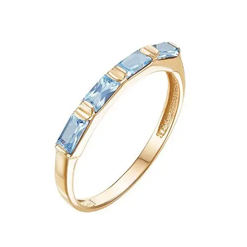 Кольцо декоративное из красного золота