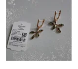 Серьги подвесные из серебра