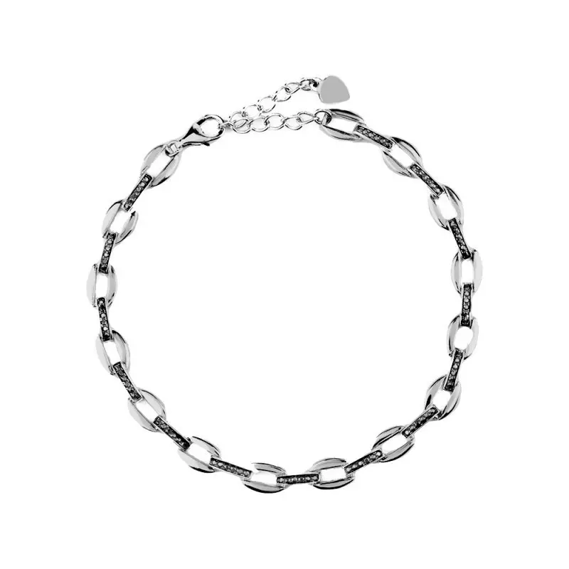 Браслет декоративный из серебра