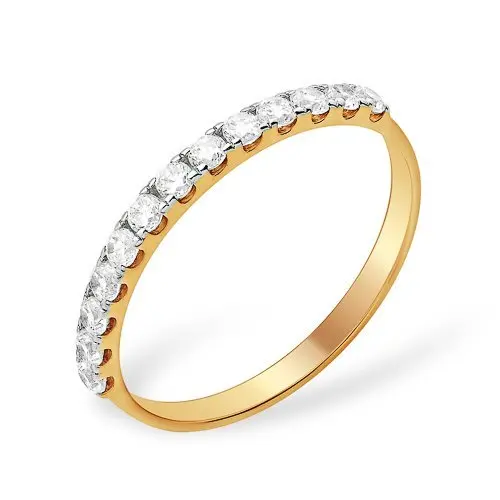 Кольцо декоративное из красного золота