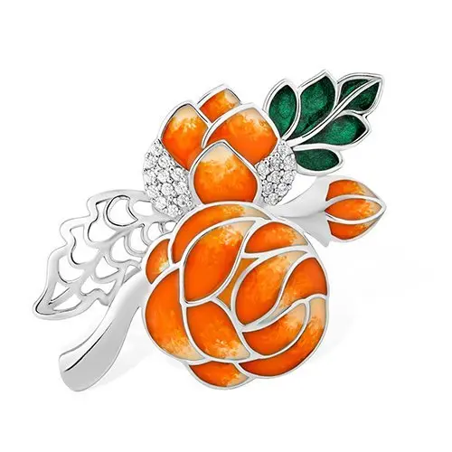 Брошь из серебра