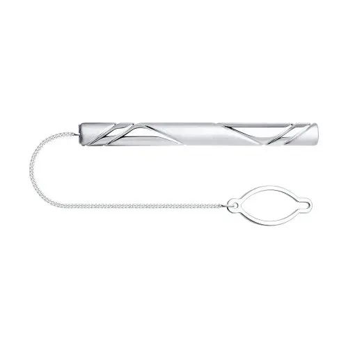 Зажим для галстука из серебра