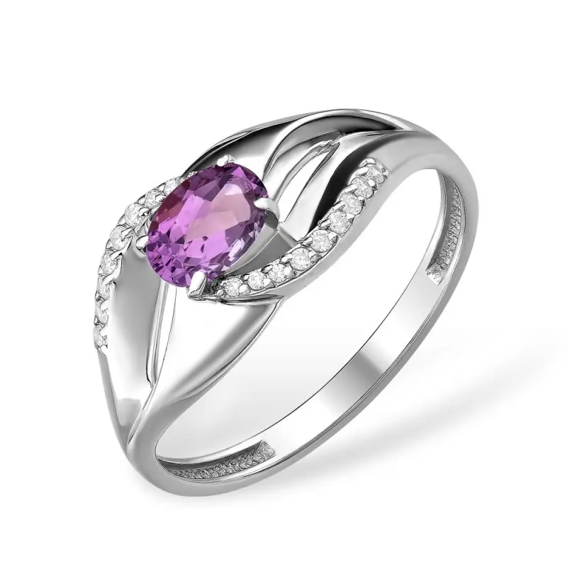 Кольцо декоративное из серебра