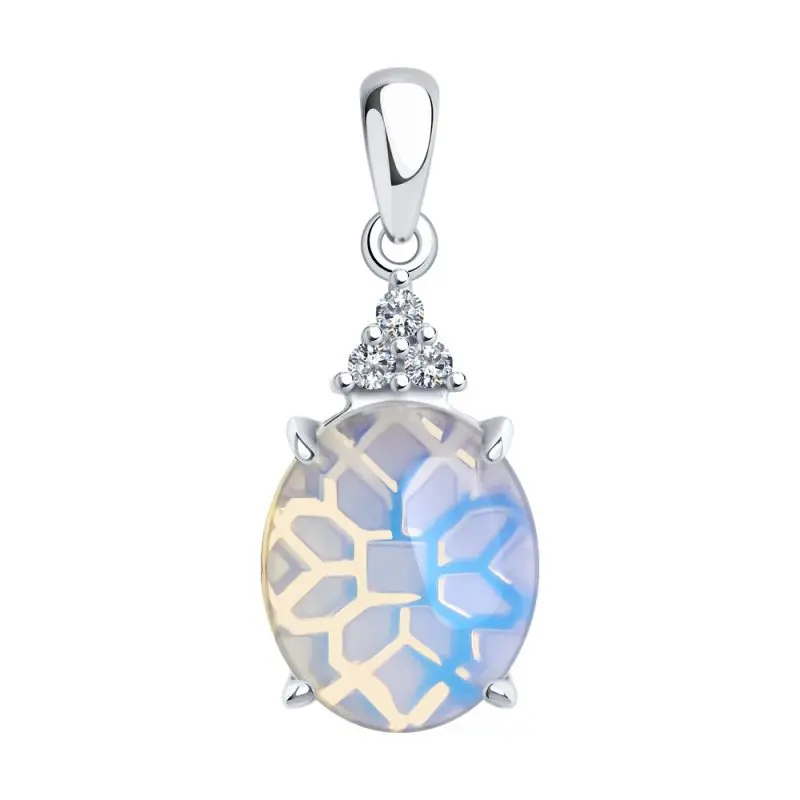 Подвеска декоративная из серебра