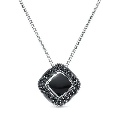 Цепь колье из серебра