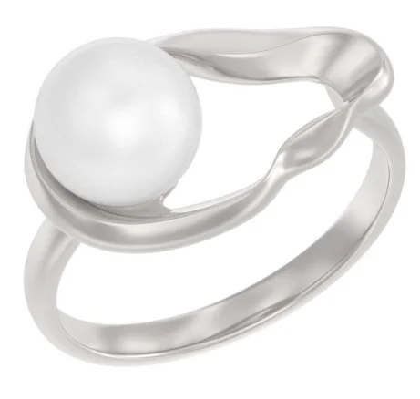 Кольцо декоративное из серебра