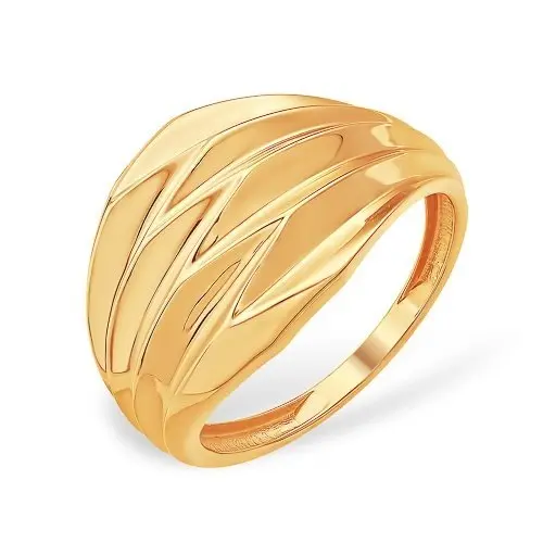 Кольцо декоративное из красного золота