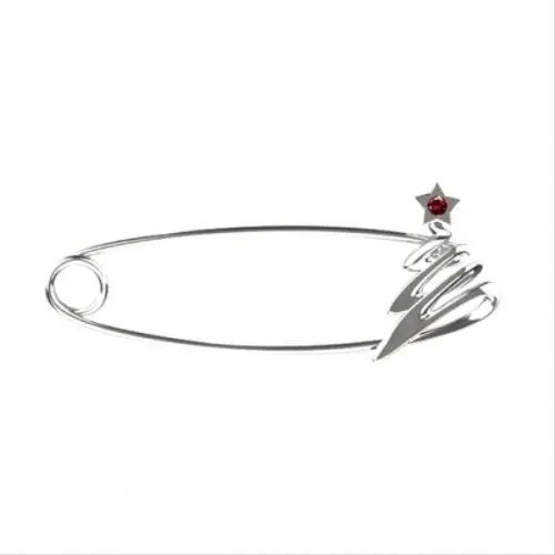 Брошь-булавка "Новогодняя" СЧАСТЬЕ-Б-015