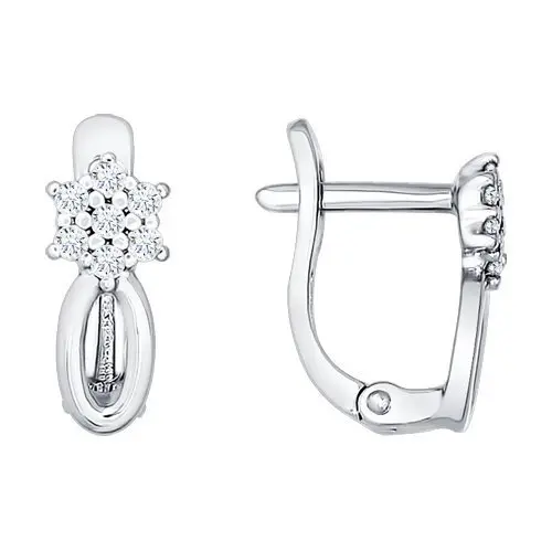 Серьги детские из серебра