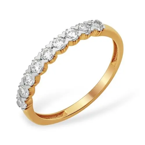 Кольцо декоративное из красного золота