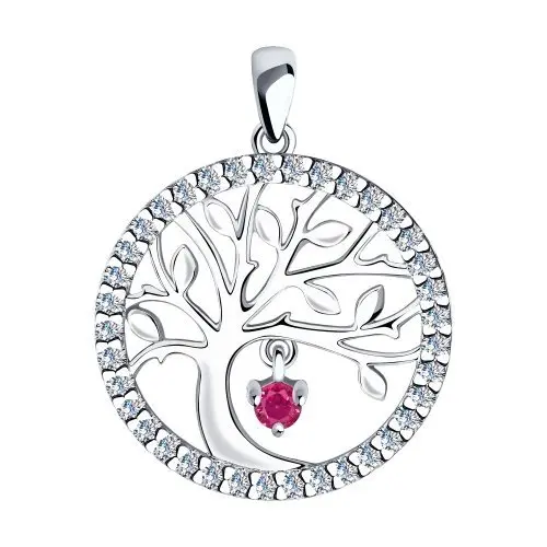 Подвеска декоративная из серебра