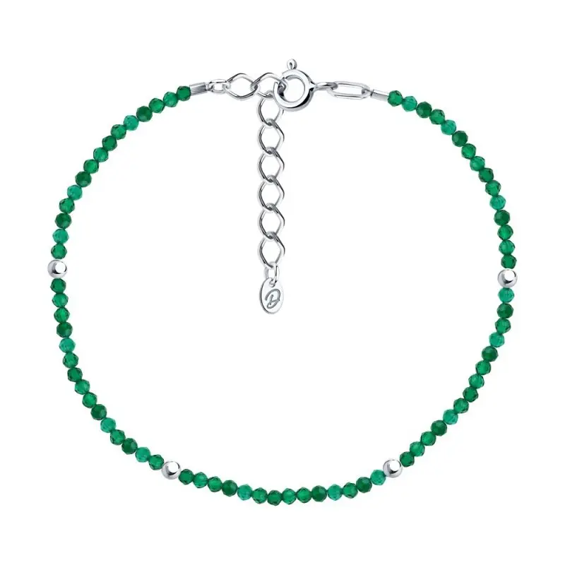 Браслет декоративный из серебра