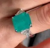 Кольцо декоративное из серебра