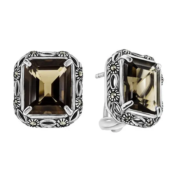 Серьги с английским замком из серебра