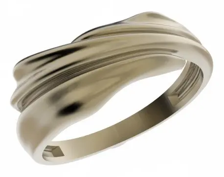 Кольцо декоративное из красного золота