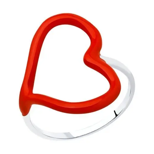 Кольцо декоративное из серебра