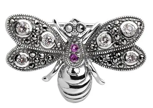 Брошь из серебра