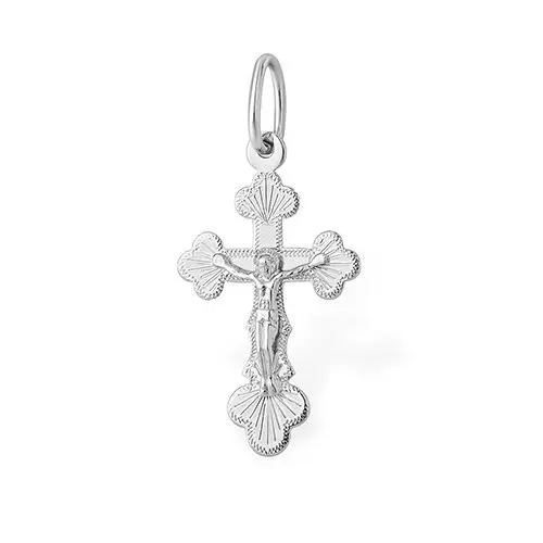 Подвеска крест из серебра