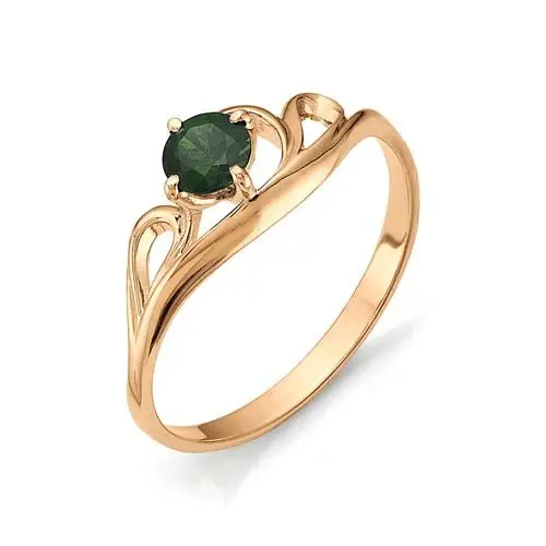 Кольцо декоративное из красного золота