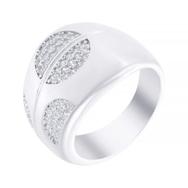 Кольцо декоративное из серебра