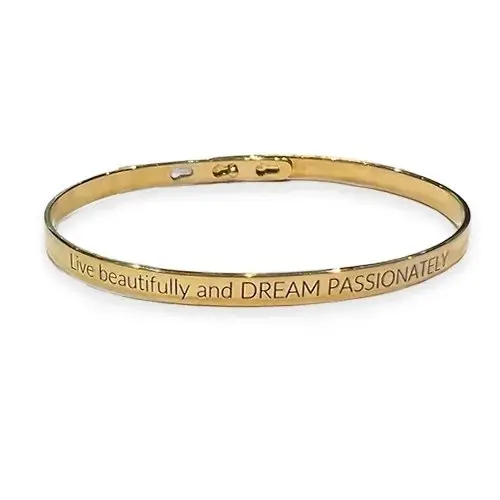 Браслет жесткий из позолоты