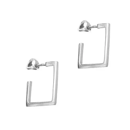 Серьги пуссеты из серебра