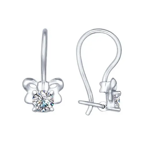Серьги детские из серебра