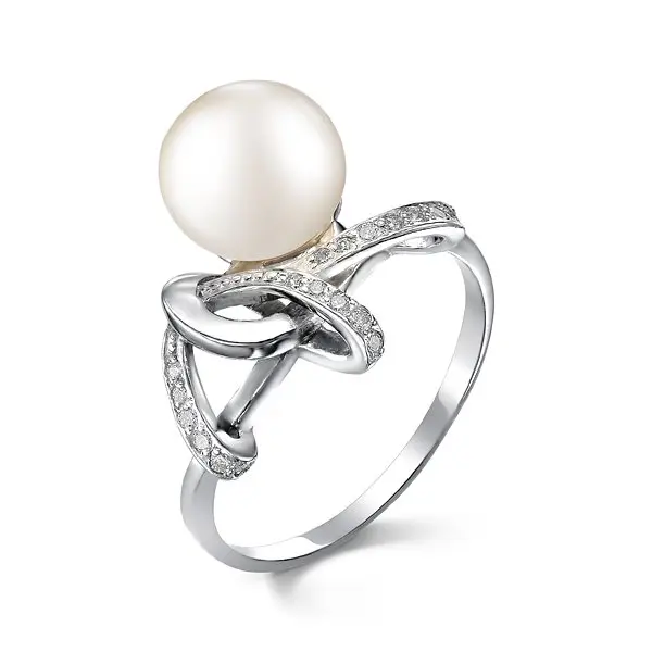 Кольцо декоративное из серебра