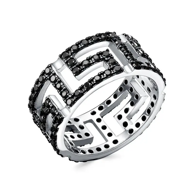 Кольцо декоративное из серебра