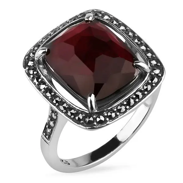 Кольцо декоративное из серебра