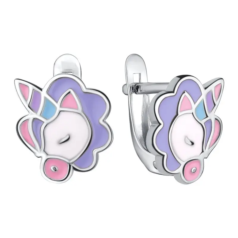 Серьги детские из серебра