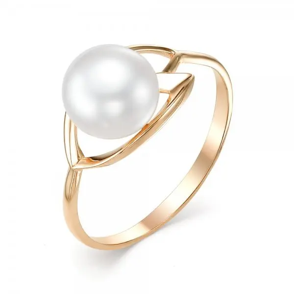 Кольцо декоративное из красного золота