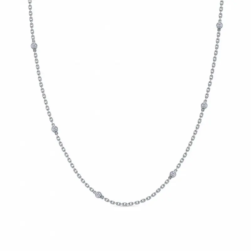 Цепь колье из серебра