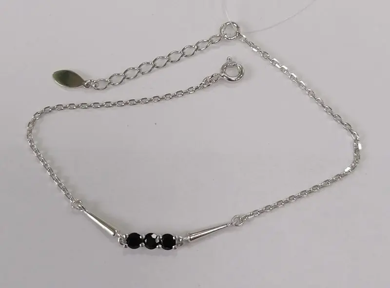 Браслет декоративный из серебра