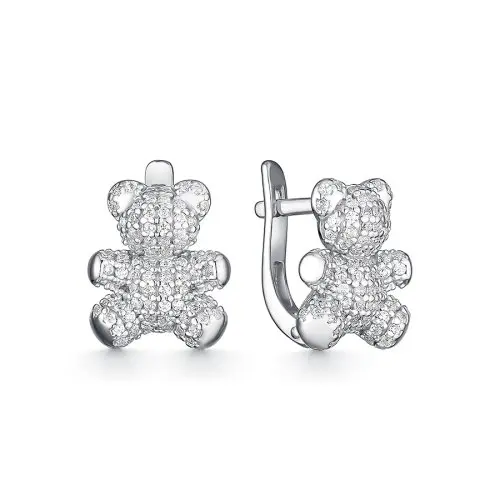 Серьги детские из серебра