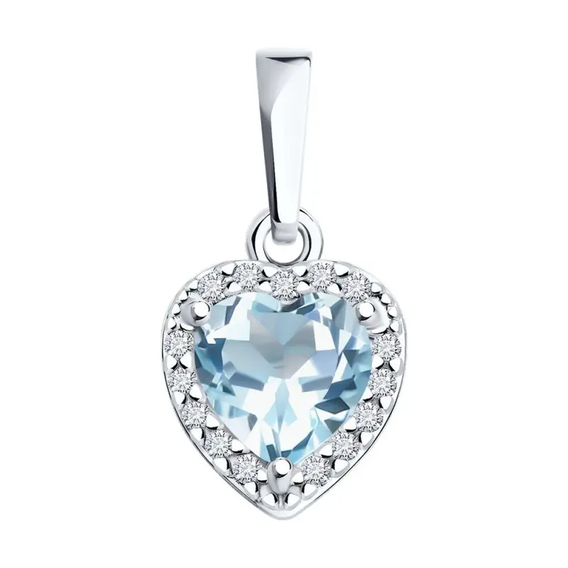 Подвеска декоративная из серебра