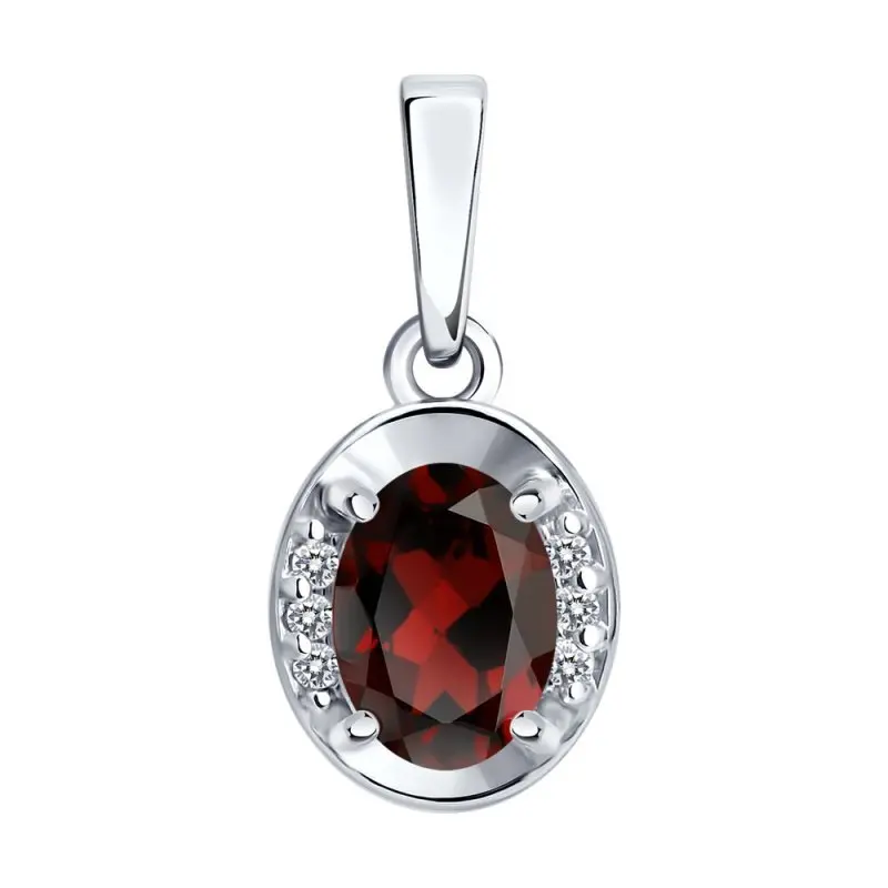 Подвеска декоративная из серебра