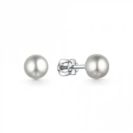 Серьги пуссеты из серебра