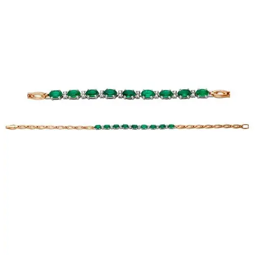 Браслет декоративный из комбинированного золота вид 1