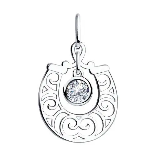 Подвеска декоративная из серебра вид 1