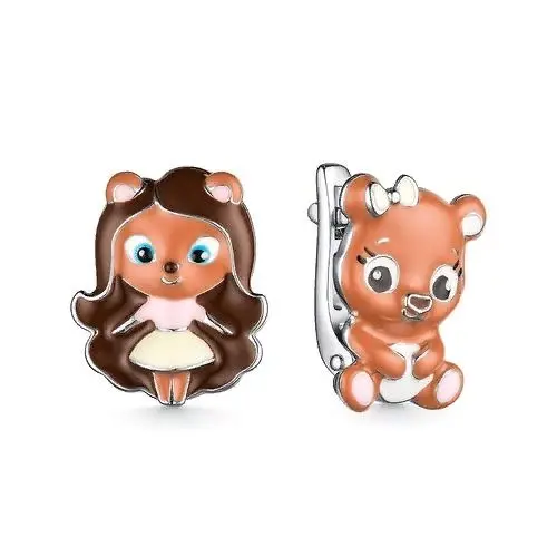 Серьги детские из серебра