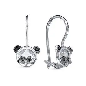 Серьги детские из серебра
