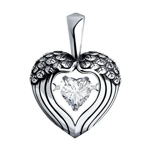 Подвеска декоративная из серебра