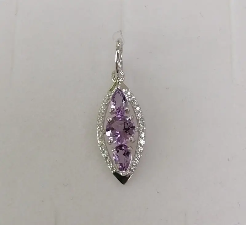 Подвеска декоративная из серебра