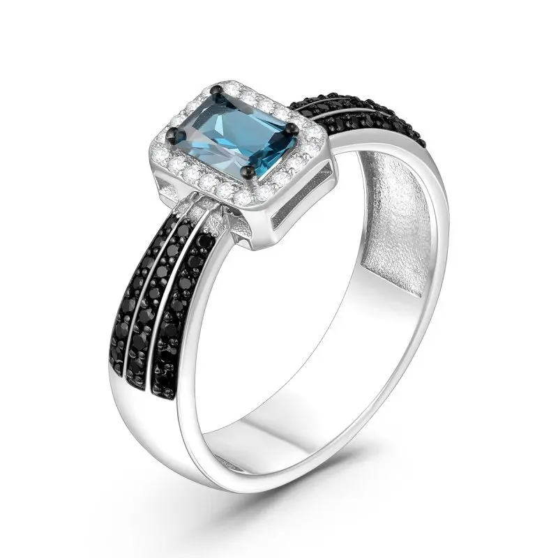 Кольцо декоративное из серебра