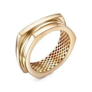 Кольцо декоративное из красного золота