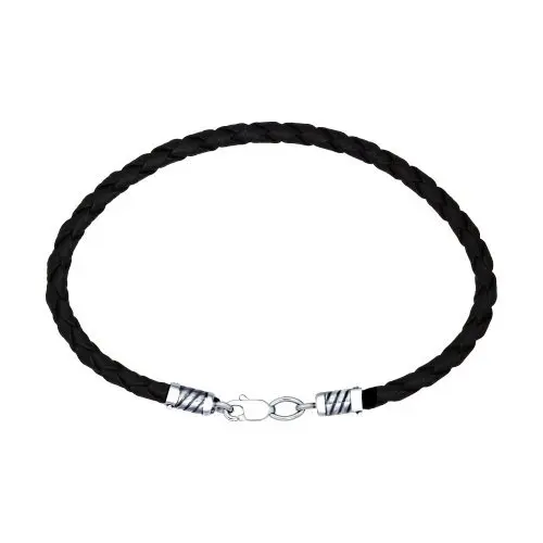 Цепь шнурок из серебра