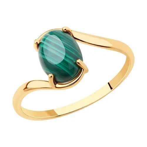 Кольцо декоративное из красного золота